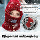 Biancat™ Winter Warme Mütze - 2 in 1 Maskenschal Gestrickter Hut (🔥Winter-Heißer Verkauf🔥)